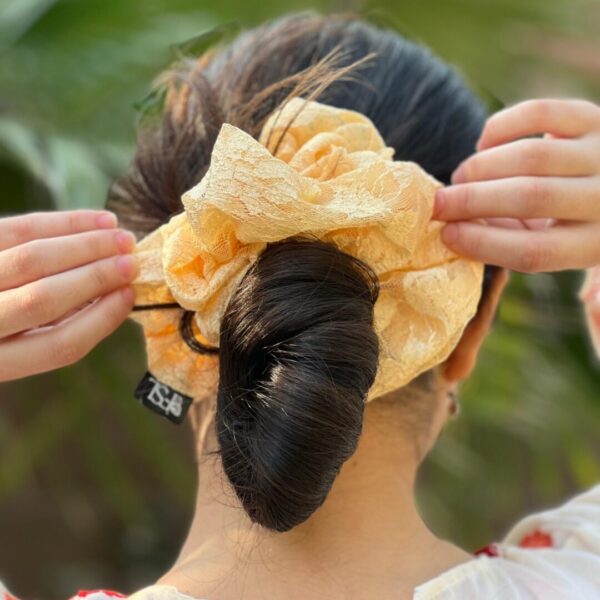Handmade Alina XXL lace scrunchie by FSL&CO