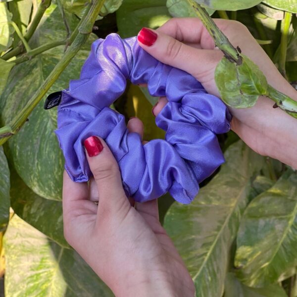 Ameera silk scrunchie by FSL&CO, alternate view