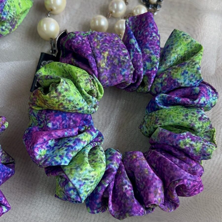 IRIS polyester scrunchie by FSL&CO, alternate view